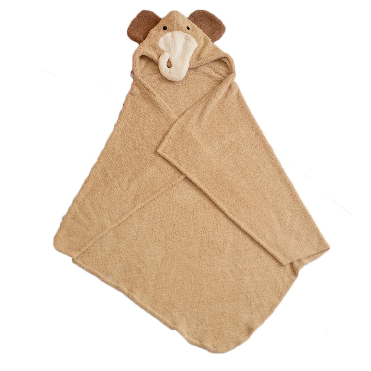 Toalla de baño Crochetts Beige 120 x 2 x 110 cm Elefante