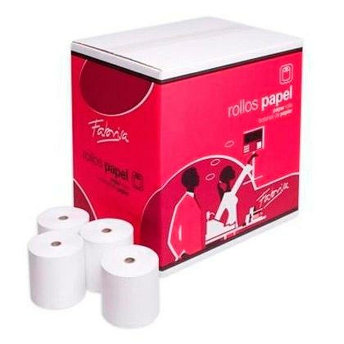 Rollo Papel Térmico Fabrisa Blanco 57 x 35 mm (12 Unidades)
