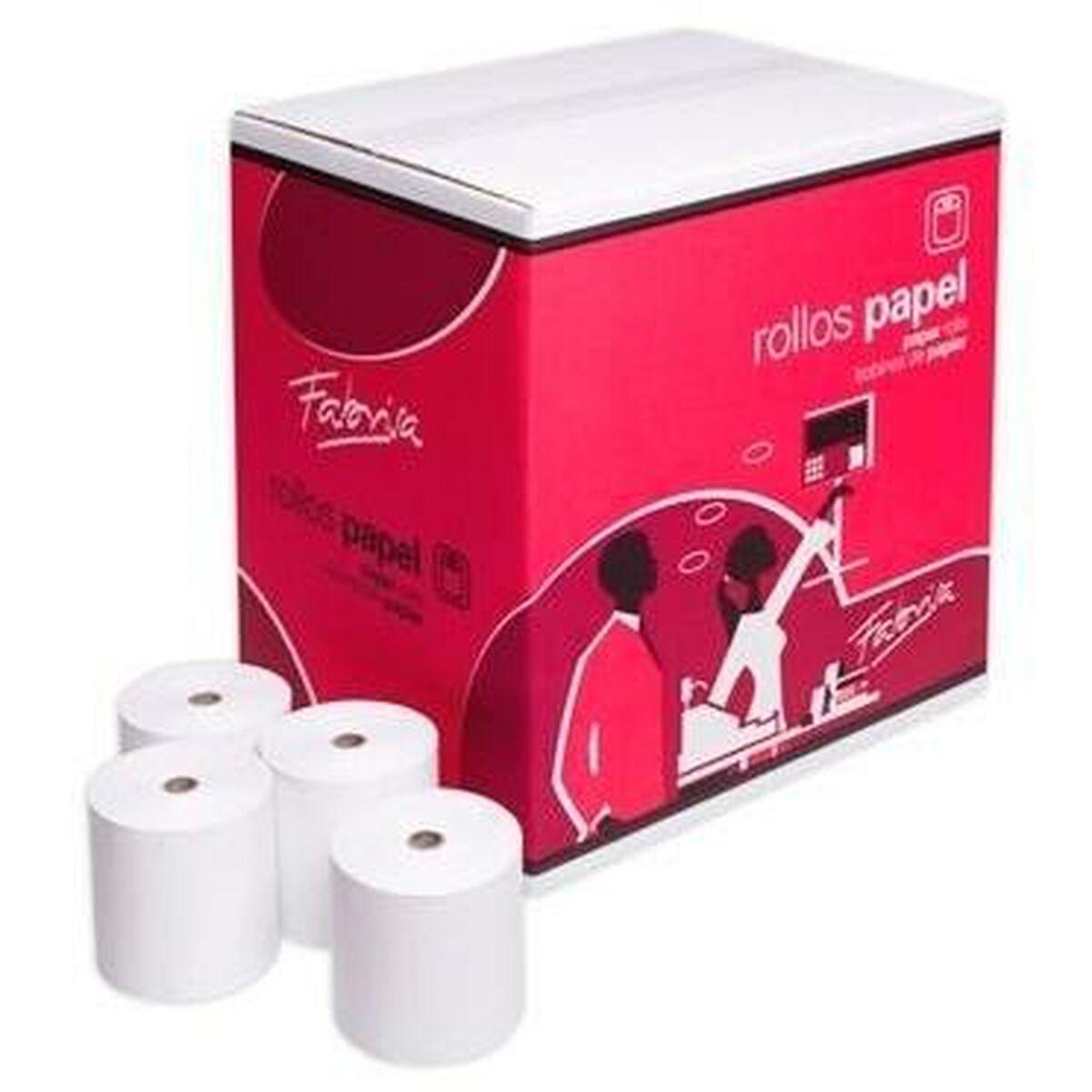 Rollo Papel Térmico Fabrisa Blanco 80 x 80 mm (6 Unidades)