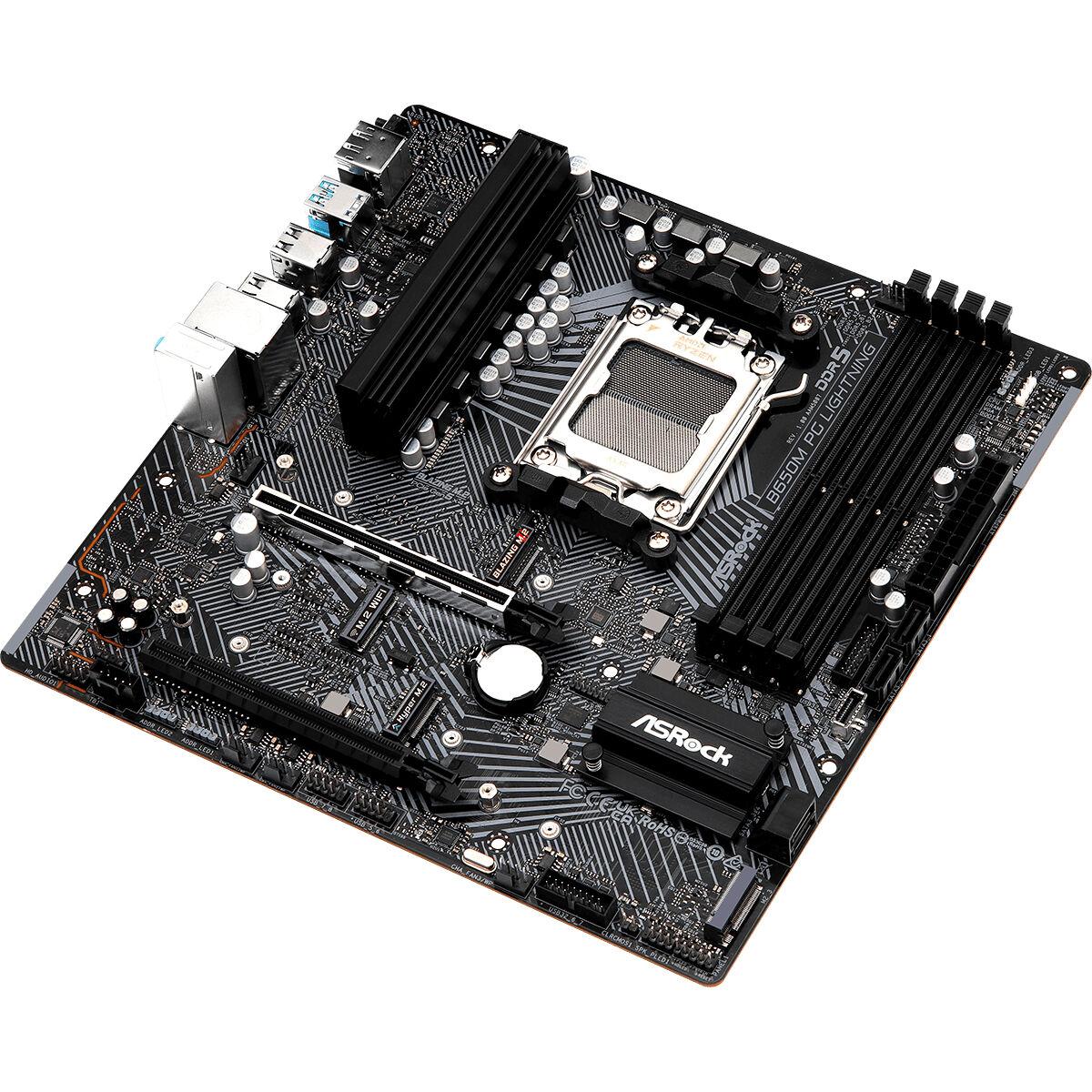 Placa Base ASRock B650M PG LIGHTNING AMD B650 AMD AM5