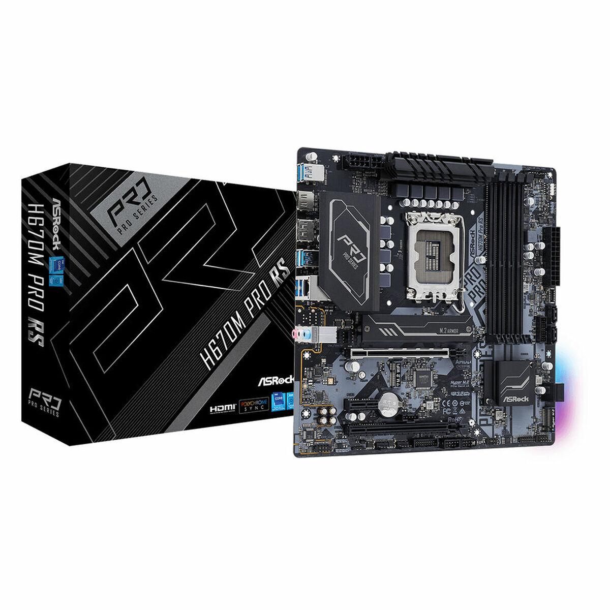 Placa Base ASRock H670M PRO RS LGA 1700 INTEL H670