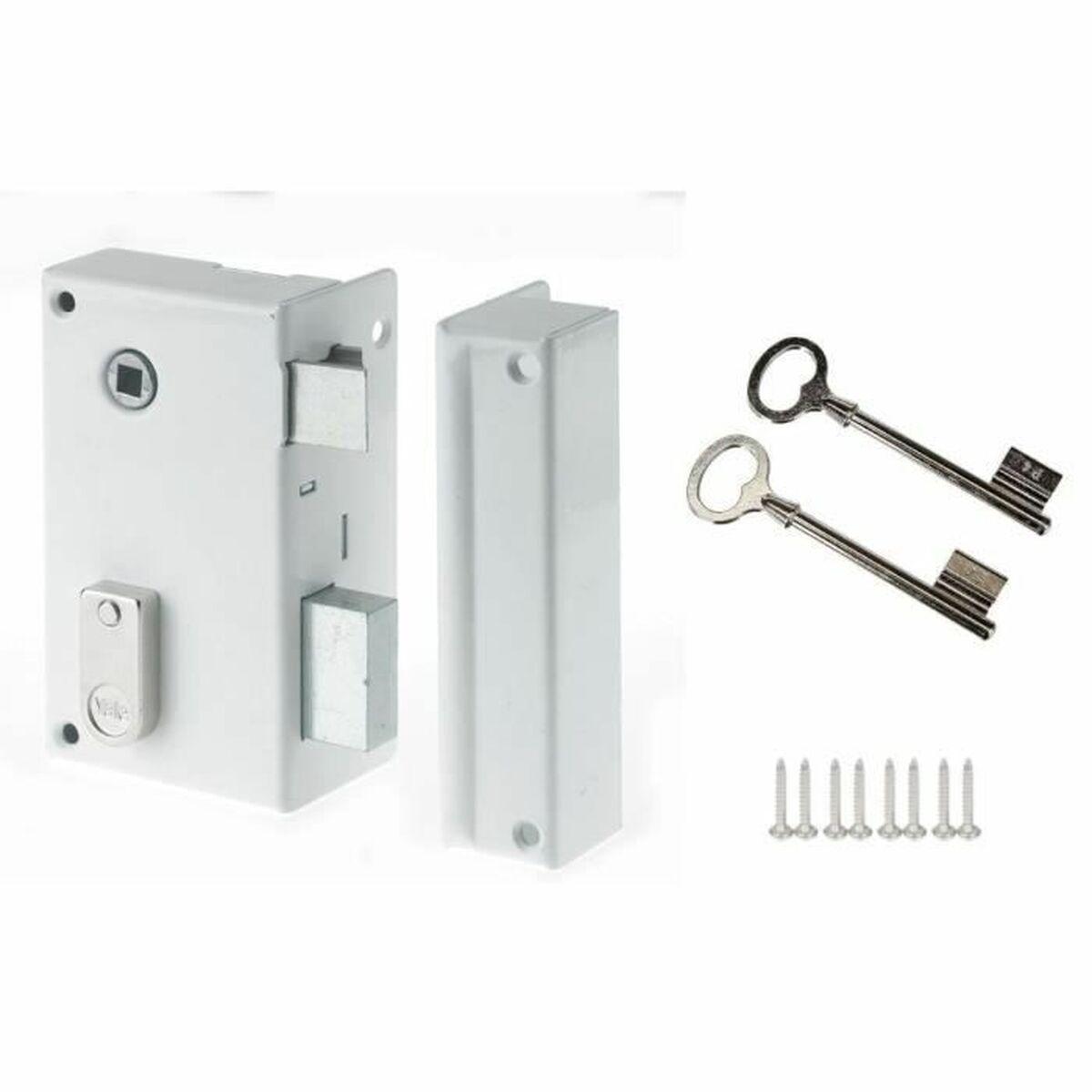 Cerradura Yale YAV37D  12,5 x 7 x 18 Blanco Acero Rectangular Puertas Vertical