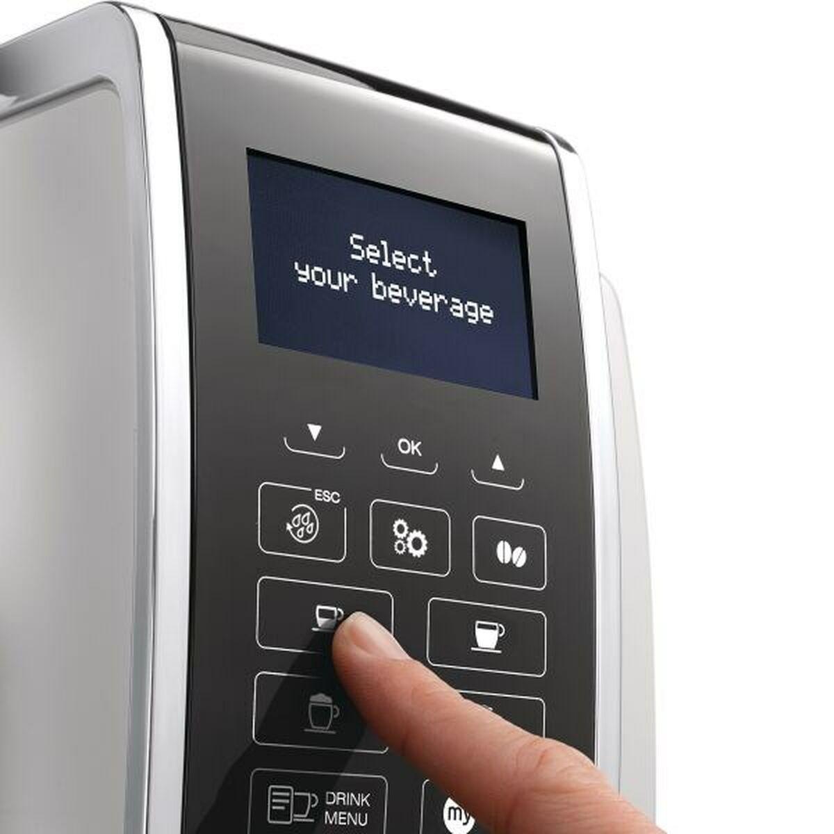 Cafetera Superautomática DeLonghi Dinamica ECAM350.55.W Blanco Acero 1450 W 15 bar 300 g 1,8 L