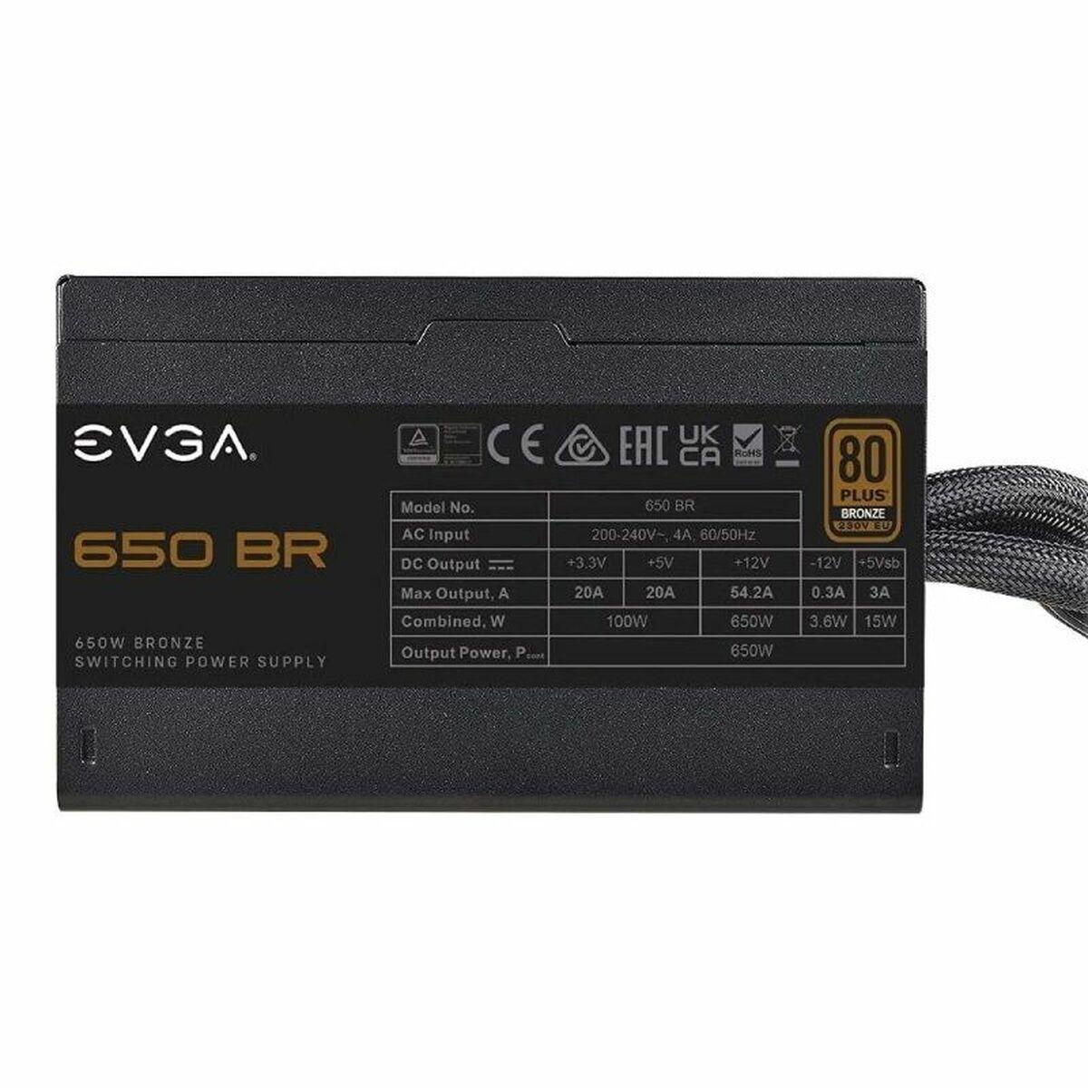 Fuente de Alimentación Evga 100-BR-0650-K2 ATX 650 W 80 Plus Bronze