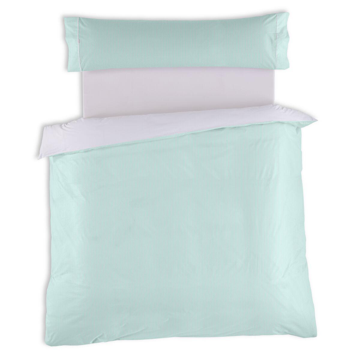 Juego de funda nórdica Alexandra House Living Greta Verde Claro Cama de 135 2 Piezas