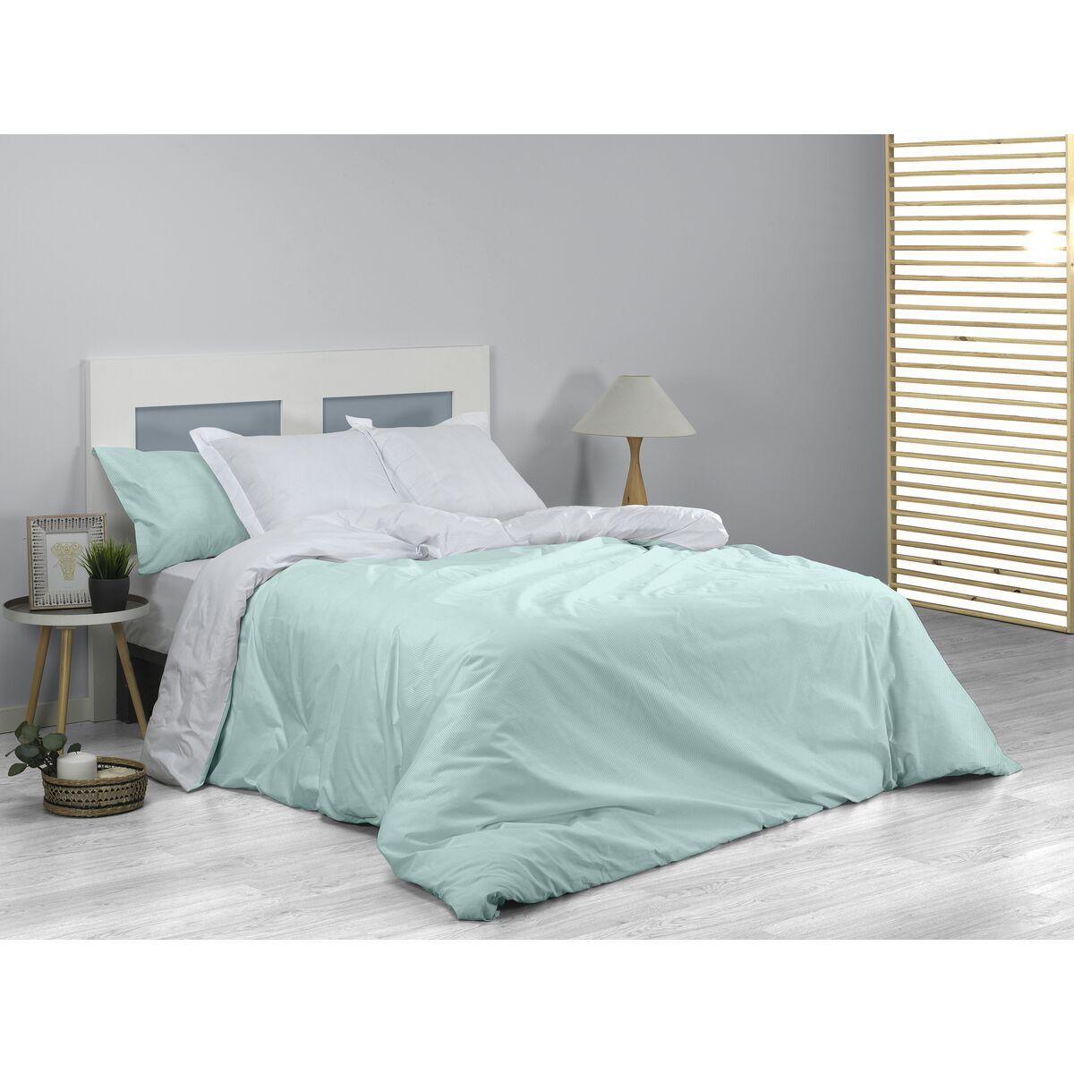 Juego de funda nórdica Alexandra House Living Greta Verde Claro Cama de 135 2 Piezas