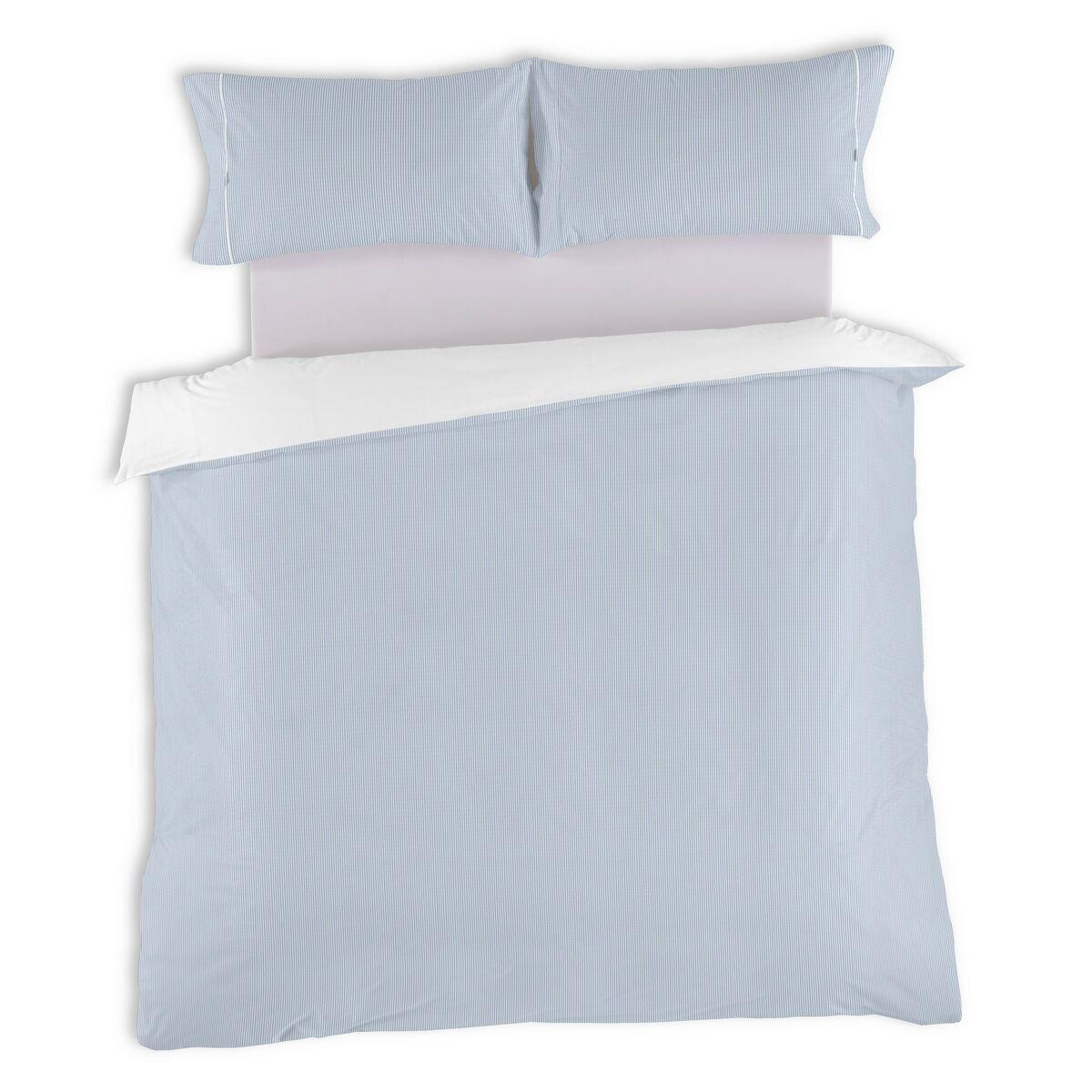 Juego de funda nórdica Alexandra House Living Greta Azul Cama de 180 3 Piezas