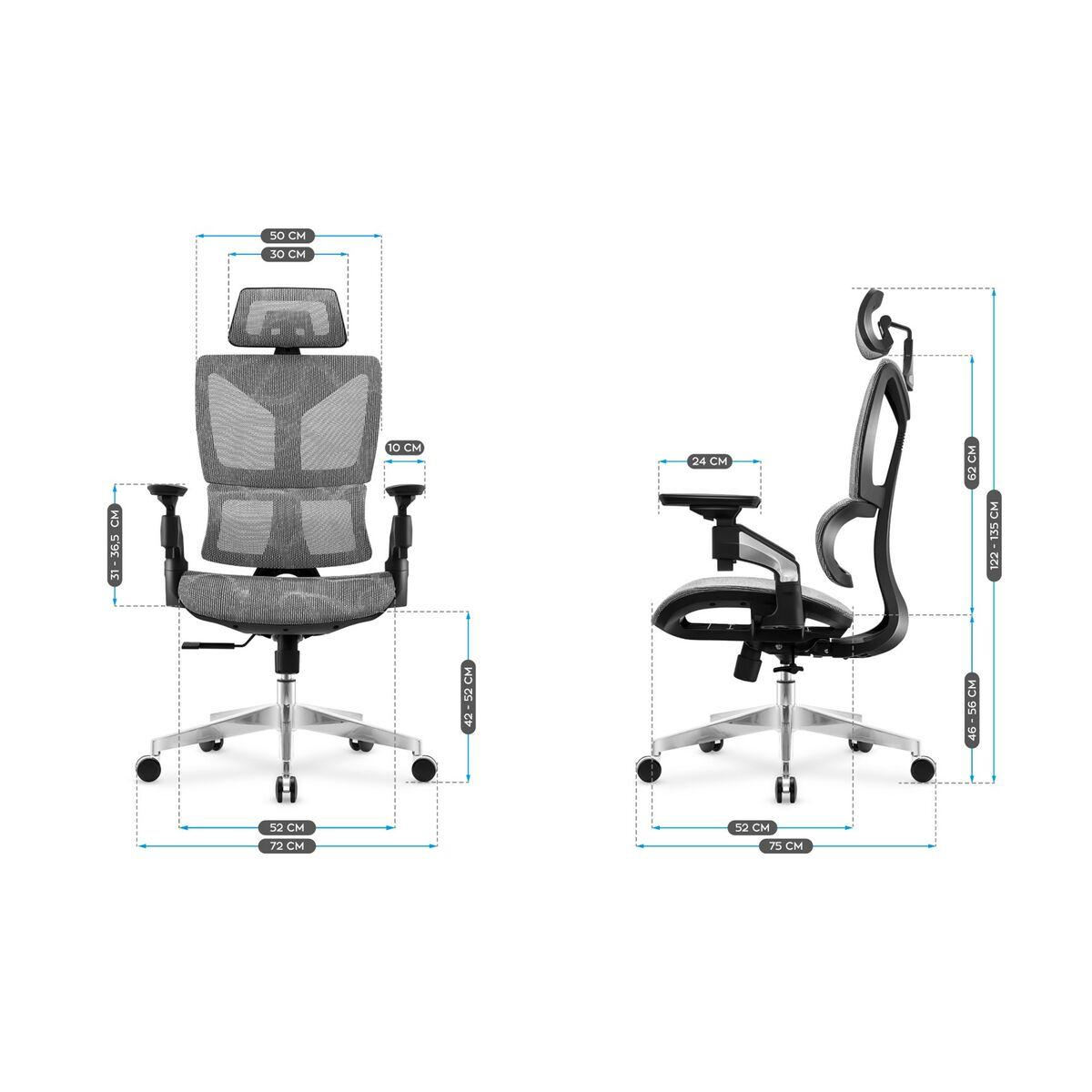 Silla de Oficina Mark Adler MA-Expert 8.5 Negro Gris