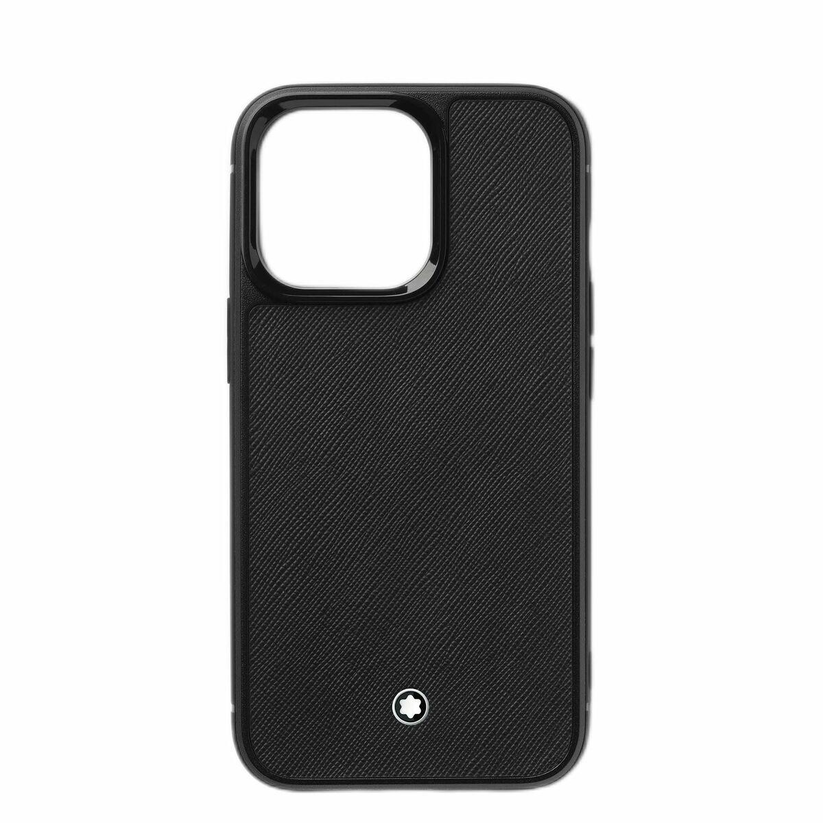 Funda para Móvil Montblanc 131196 iPhone 14 Pro Negro