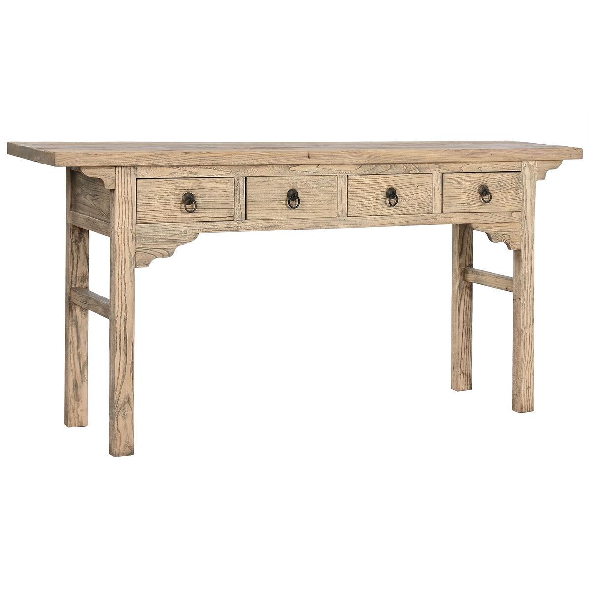 Consola Home ESPRIT Amarillo Madera de olmo 177 x 38 x 85 cm