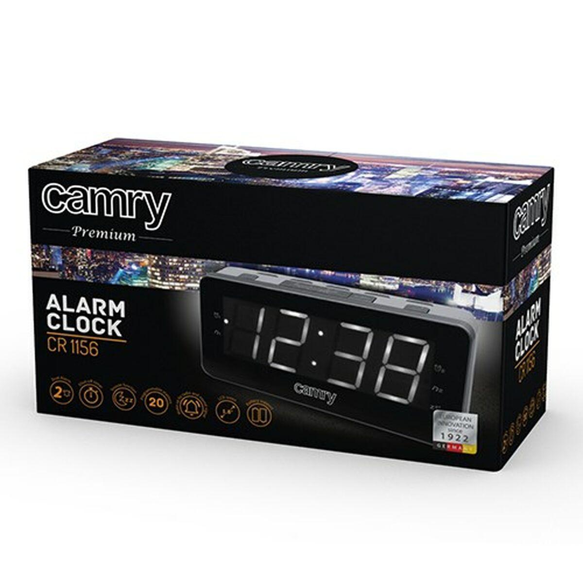 Reloj-Despertador Camry CR 1156 Azul Negro Gris