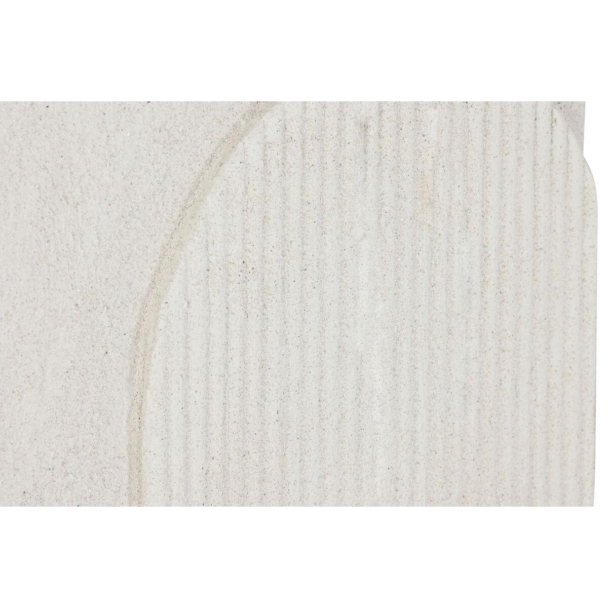 Decoración de Pared Home ESPRIT Blanco Moderno Decapé 80 x 6 x 80 cm (2 Unidades)