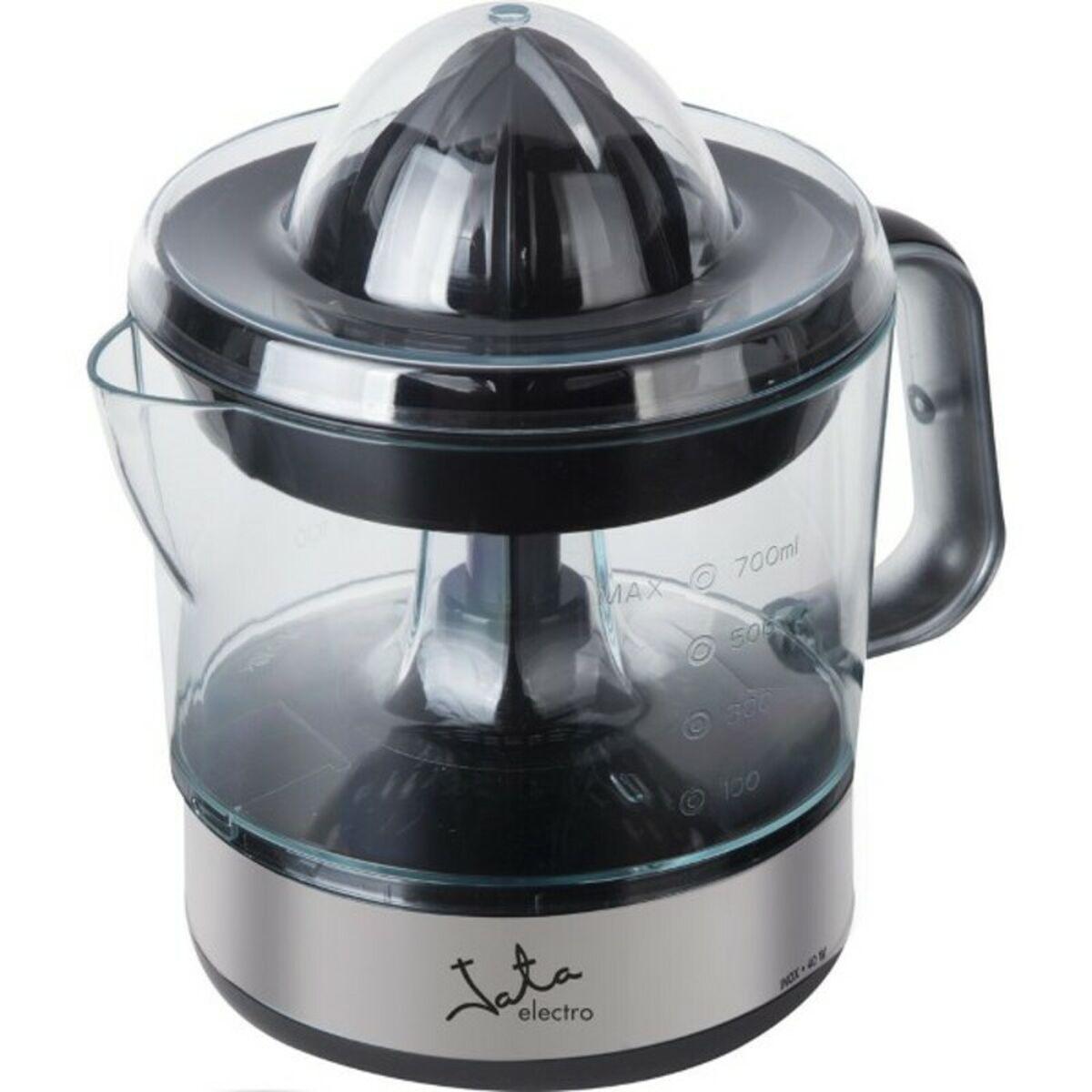 Exprimidor Eléctrico JATA 0,7 L 40W Negro Transparente 40 W