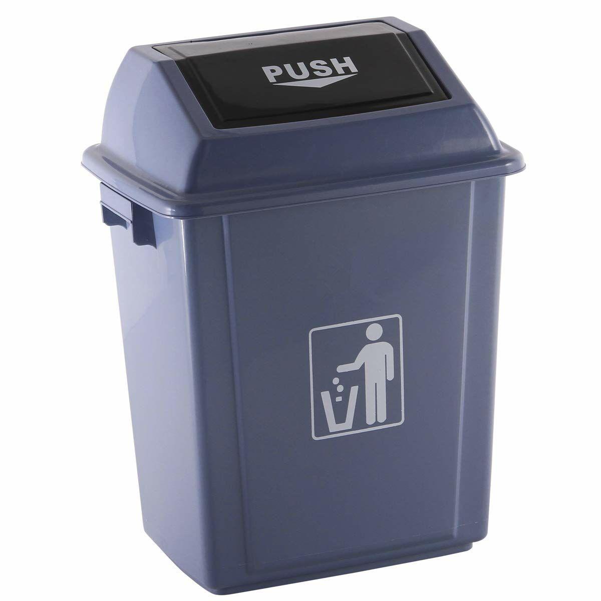 Papelera Q-Connect KF16748 Gris Plástico 20 L