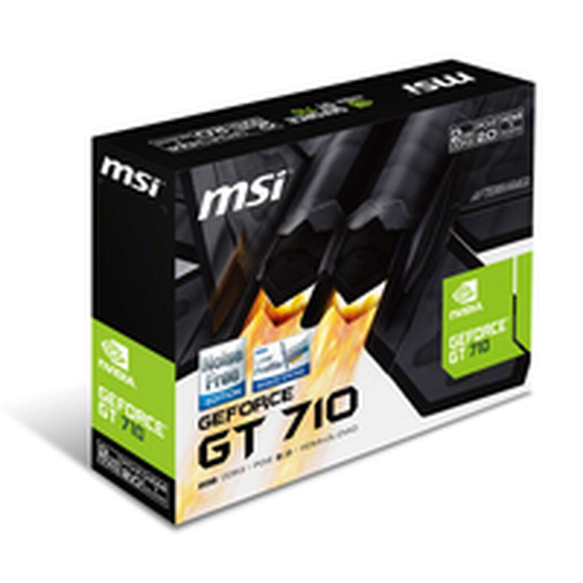 Tarjeta Gráfica MSI GT 710 2GD3H LP 2 GB GDDR3