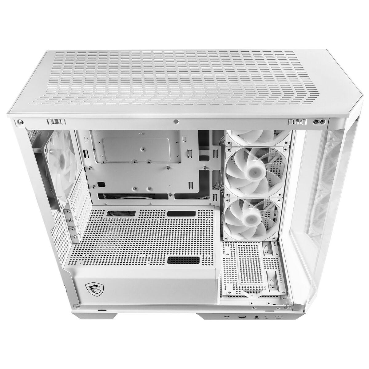 Caja Semitorre ATX MSI MAG PANO M100R PZ Blanco Multicolor