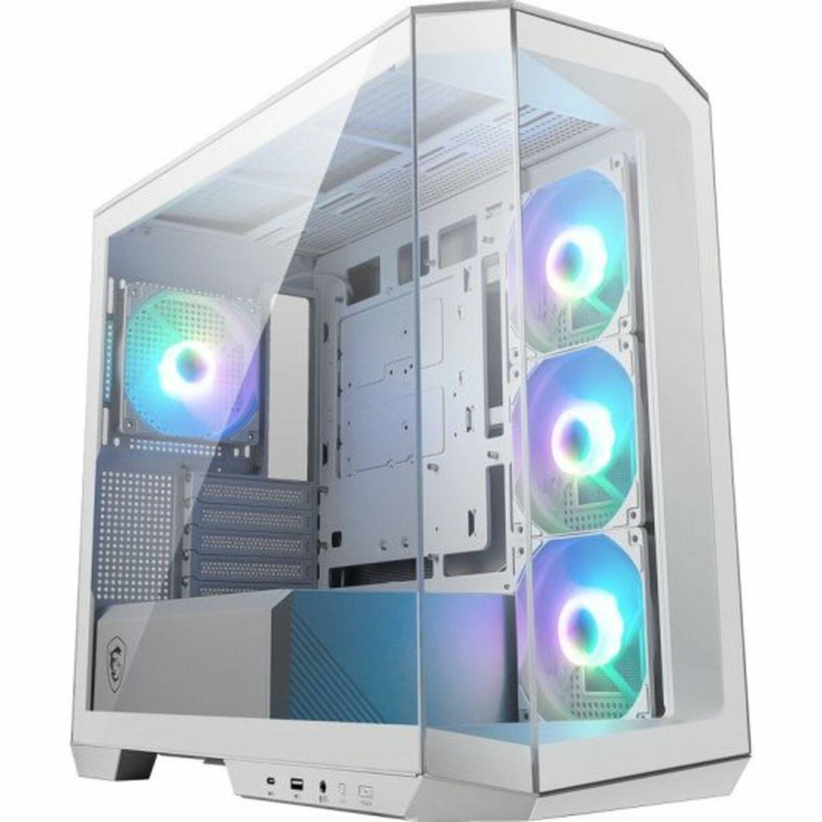 Caja Semitorre ATX MSI MAG PANO M100R PZ Blanco Multicolor