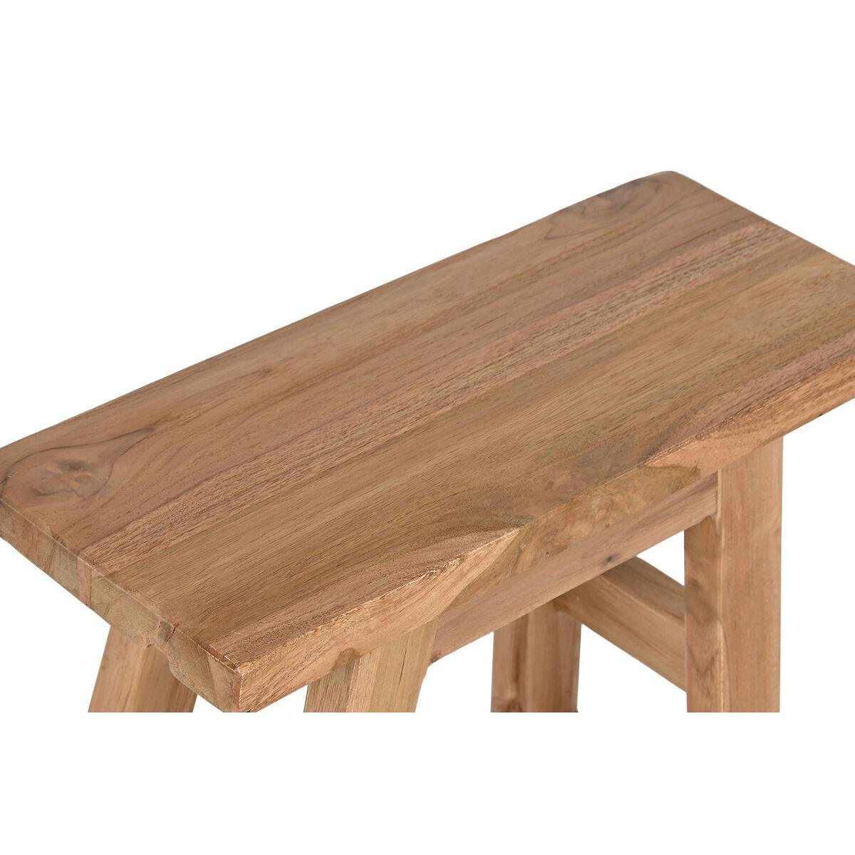 Mesita Auxiliar Home ESPRIT madera de teca 50 x 20 x 50 cm