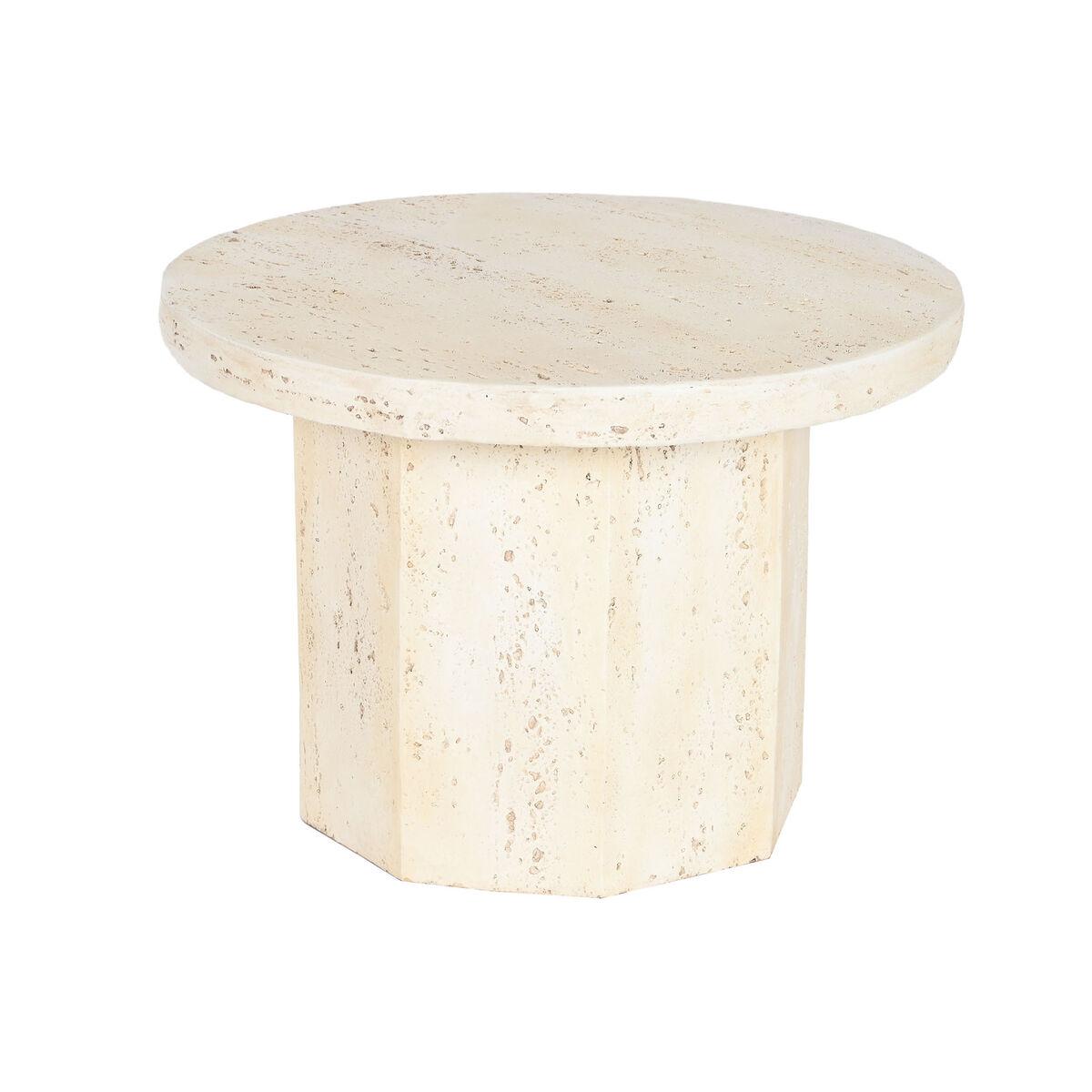Mesita Auxiliar Home ESPRIT Beige Magnesio 60 x 60 x 41,9 cm
