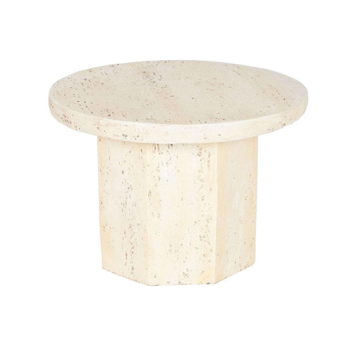Mesita Auxiliar Home ESPRIT Beige Magnesio 60 x 60 x 41,9 cm