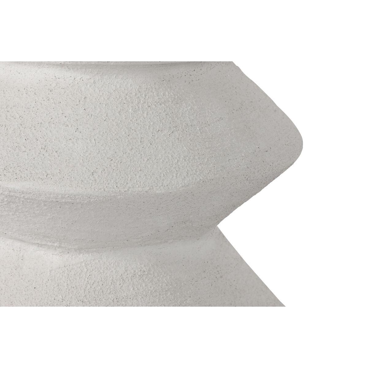 Mesita Auxiliar Home ESPRIT Blanco Resina 31 x 31 x 45 cm