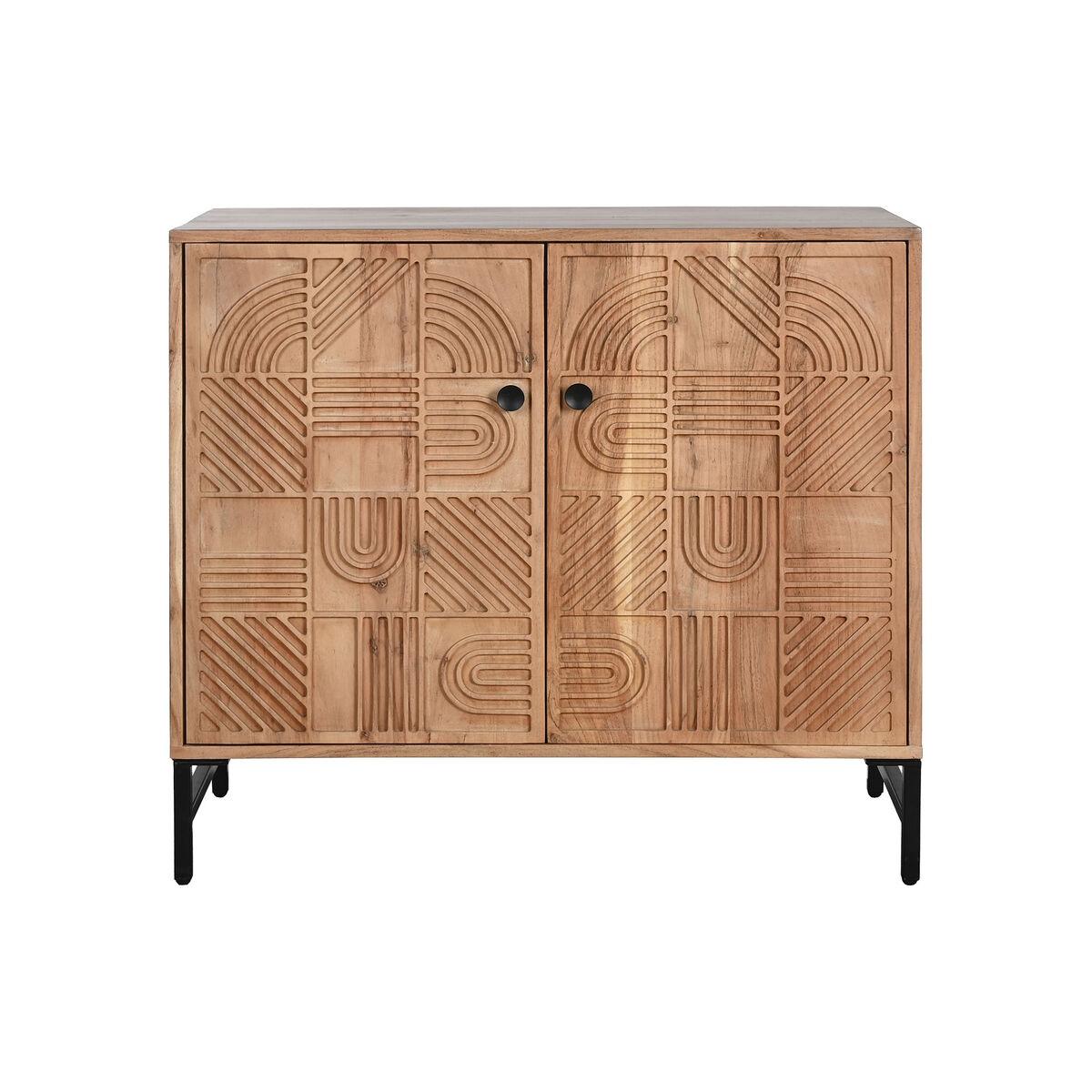 Aparador Home ESPRIT Marrón Negro 88 x 40 x 80 cm