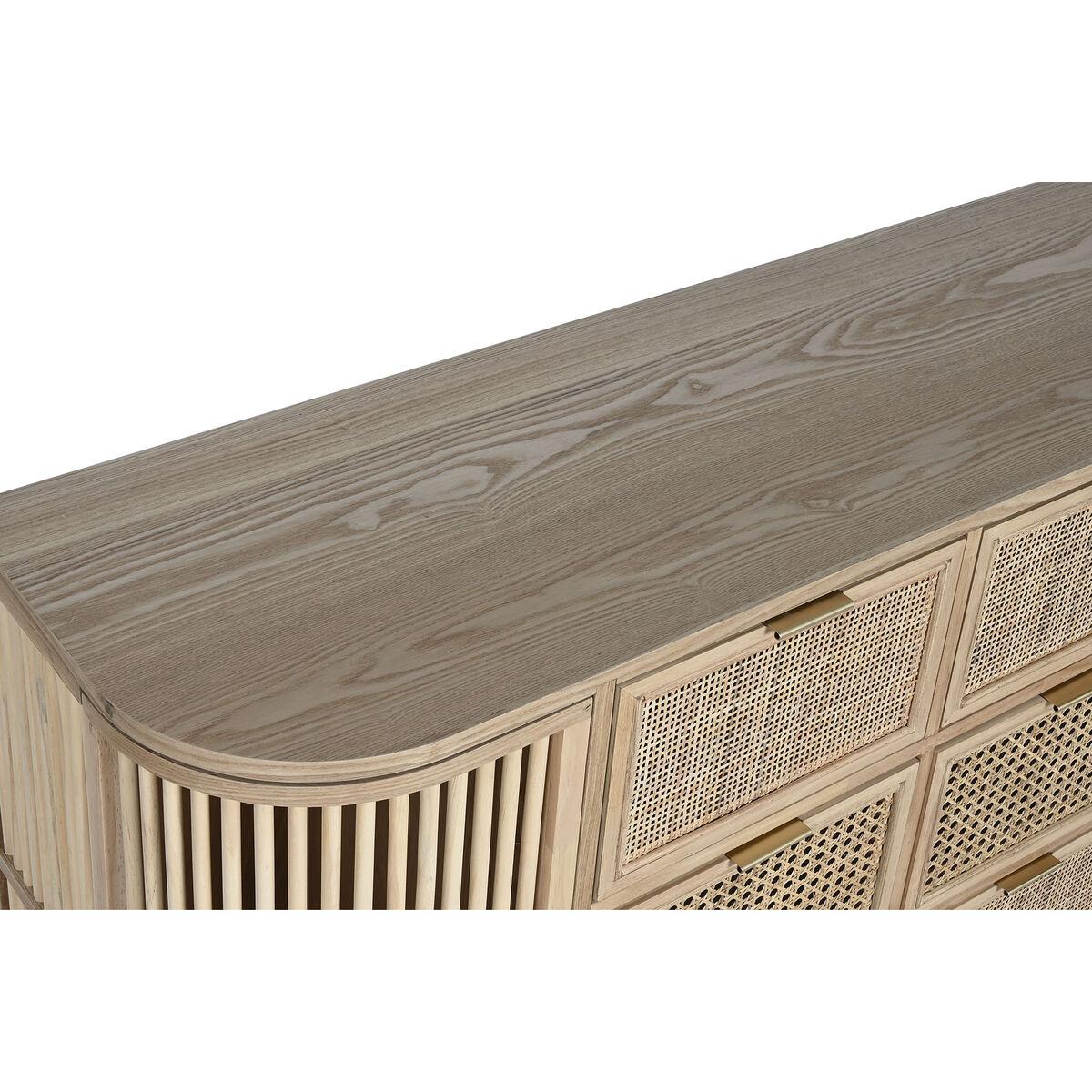 Cajonera Home ESPRIT Dorado Natural Abeto 120 x 40 x 80 cm