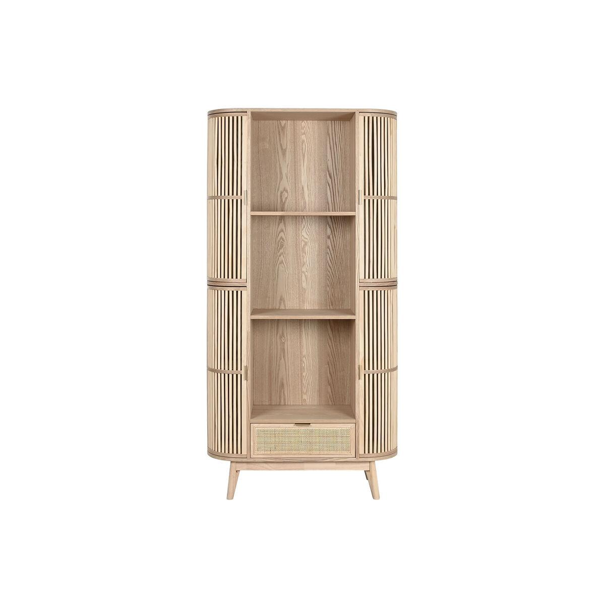 Estantería Home ESPRIT Natural Ratán Abeto 88 x 36 x 180 cm
