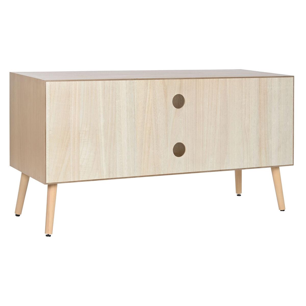 Mueble de TV Home ESPRIT Natural Madera de Paulonia Madera MDF 120 x 40 x 60 cm