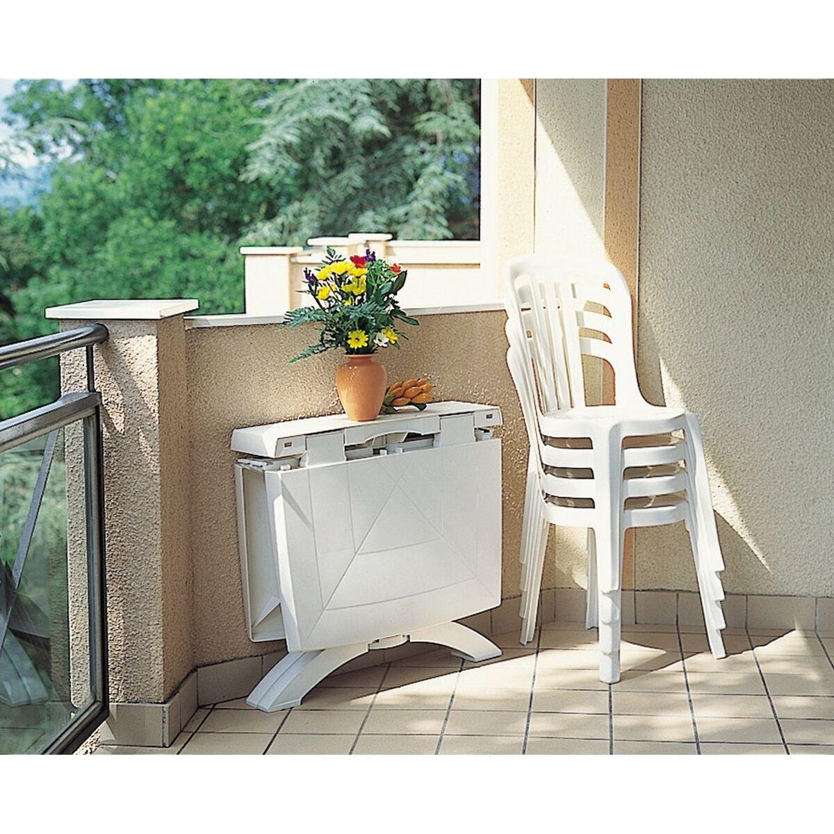 Mesa Plegable Grosfillex Vega Resina 118 x 77 x 72 cm