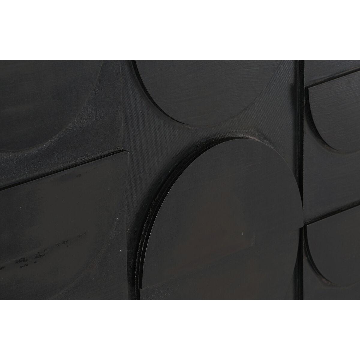 Cuadro Home ESPRIT Negro Beige Abstracto Moderno 83 x 4,5 x 123 cm (2 Unidades)