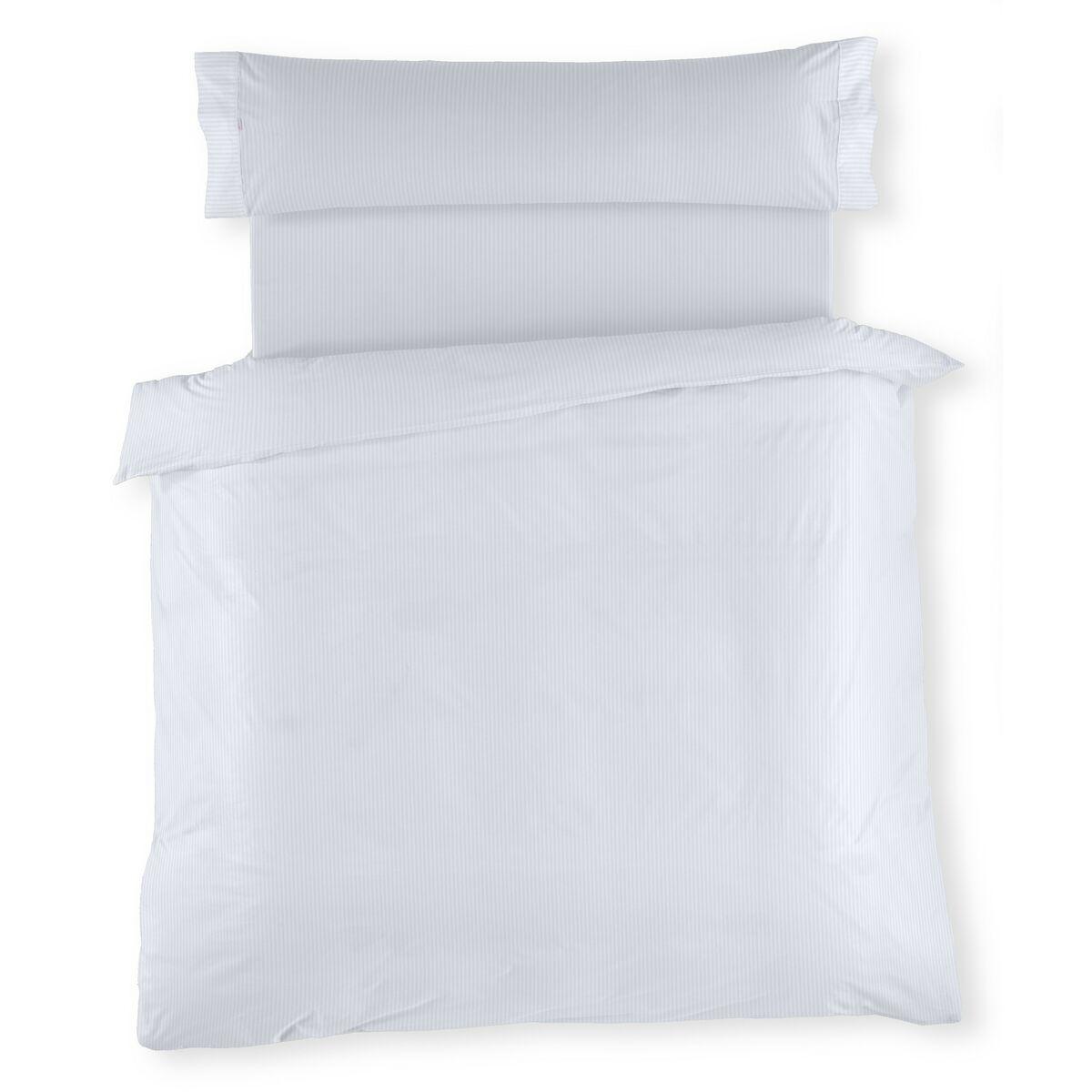 Juego de funda nórdica Alexandra House Living Blanco Cama de 135/140 3 Piezas