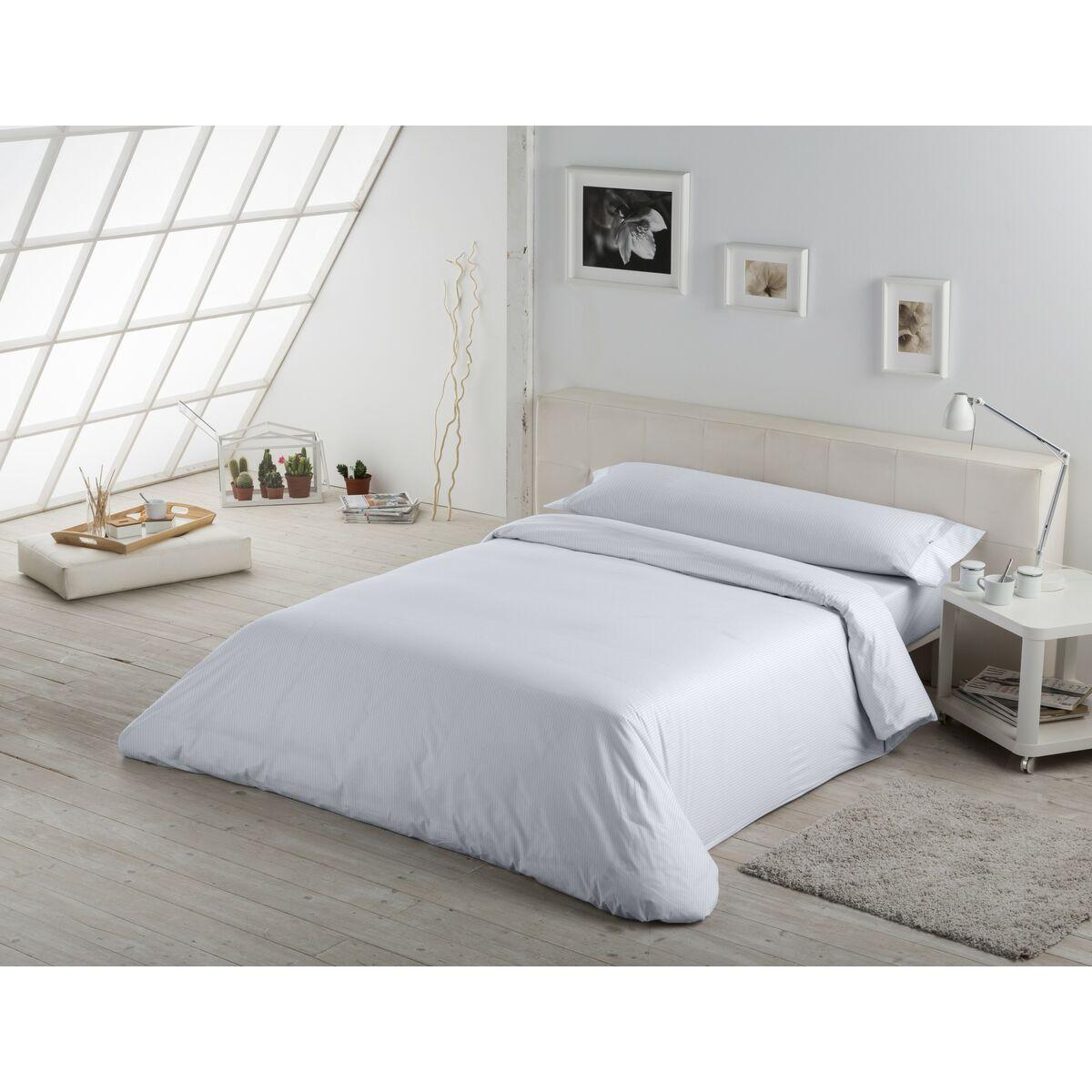 Juego de funda nórdica Alexandra House Living Blanco Cama de 135/140 3 Piezas