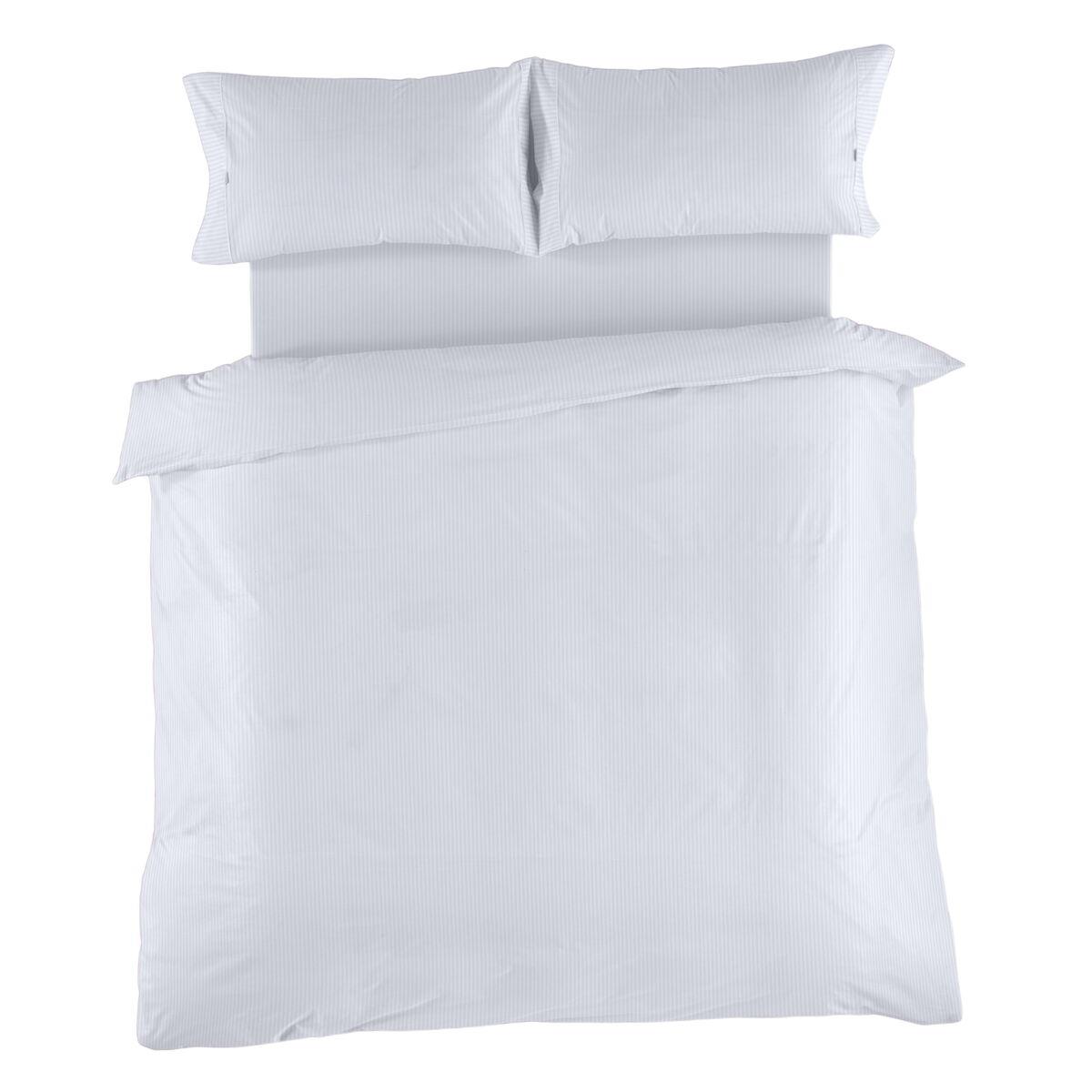 Juego de funda nórdica Alexandra House Living Blanco Cama de 180 4 Piezas