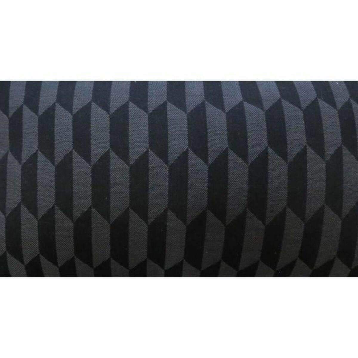 Tumbona Jardin Prive Negro Geométrico 132 x 55 x 35 cm Madera de haya