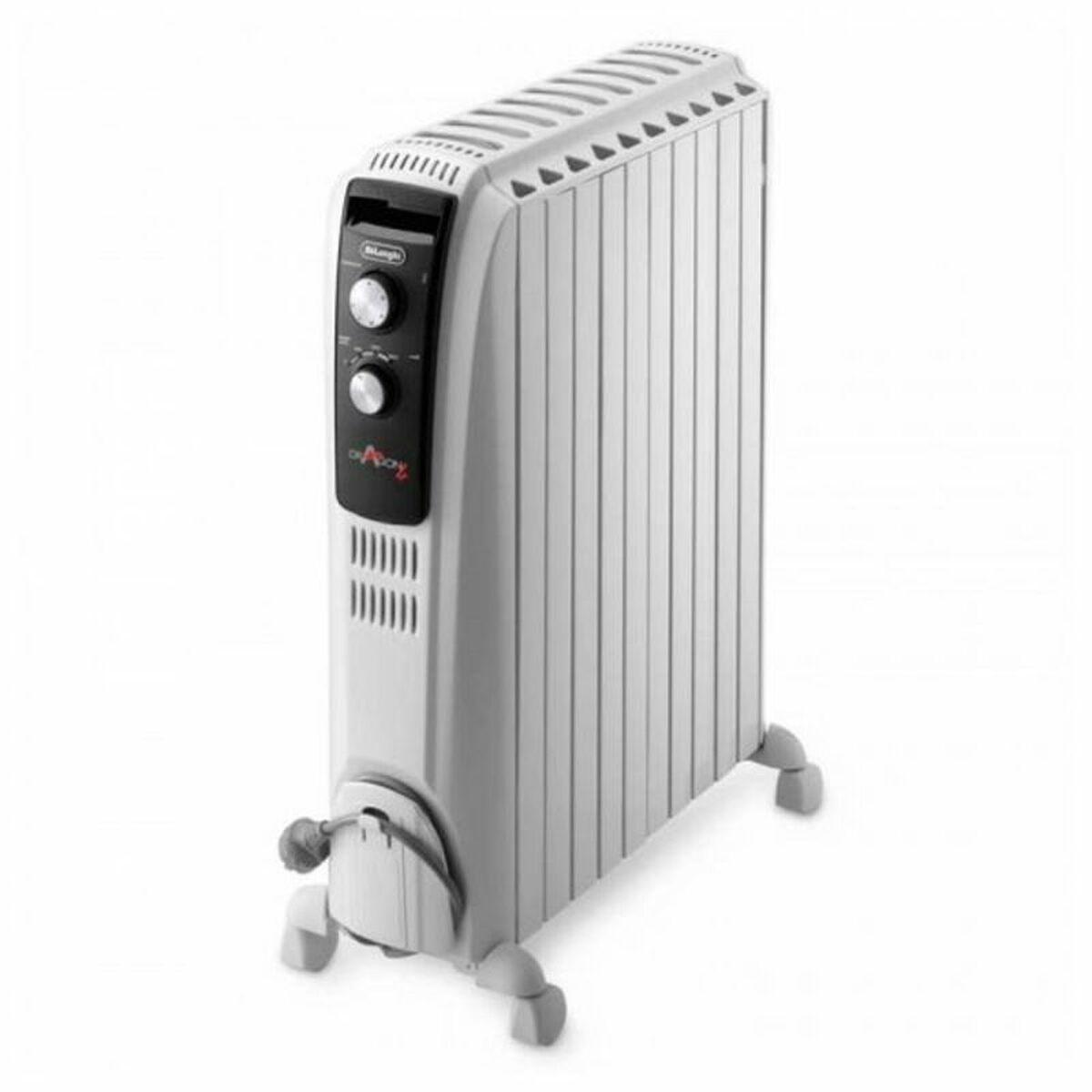 Radiador de Aceite (10 cuerpos) DeLonghi Blanco 2500 W