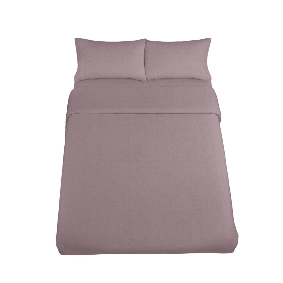 Juego de funda nórdica Alexandra House Living Qutun Naranja Cama de 200 4 Piezas