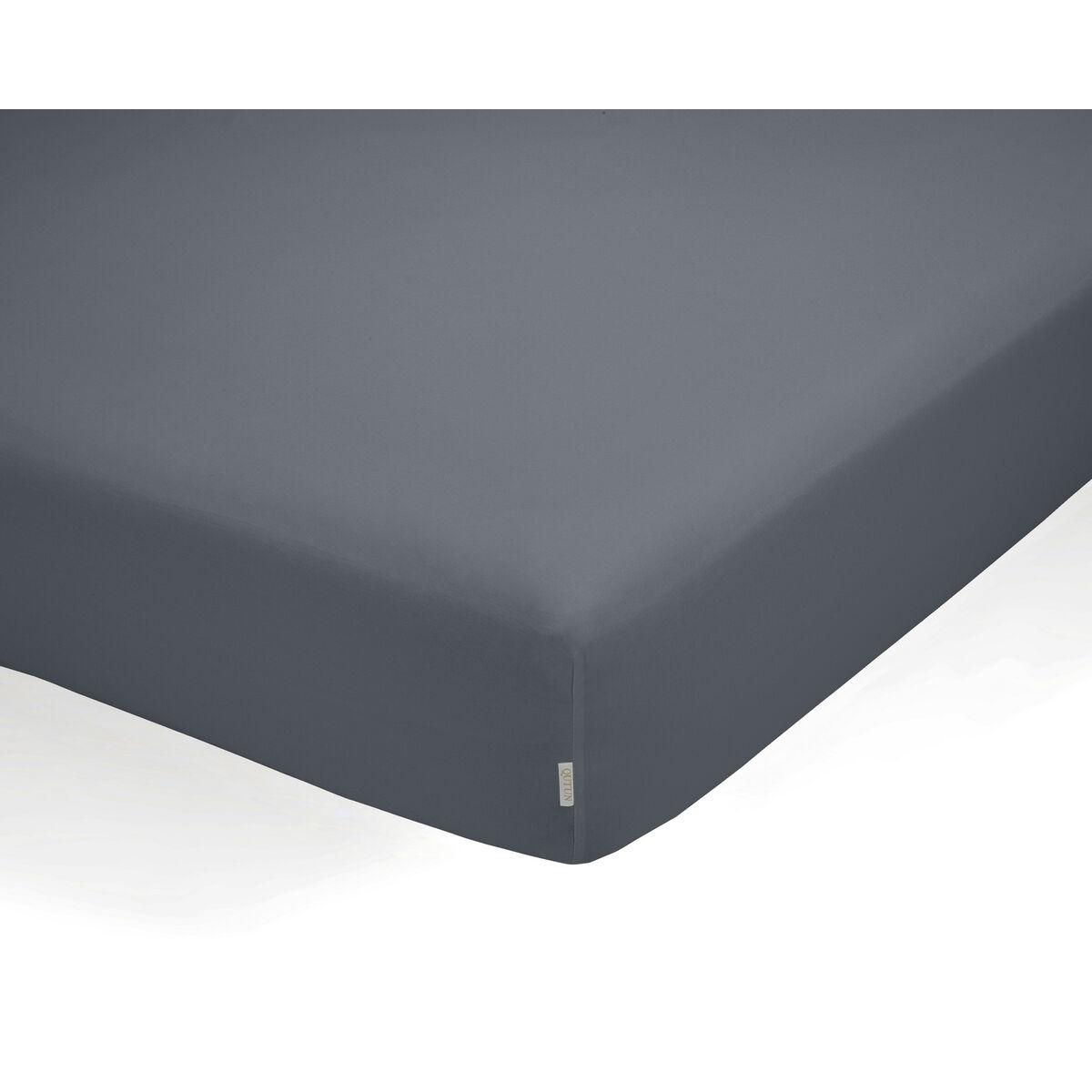 Juego de funda nórdica Alexandra House Living Qutun Gris oscuro Cama de 135/140 3 Piezas