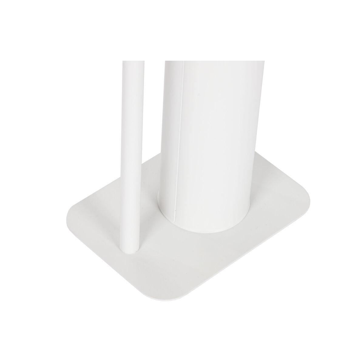 Portarrollos de Papel Higiénico Home ESPRIT Blanco Natural Metal Bambú 22 x 16 x 68 cm