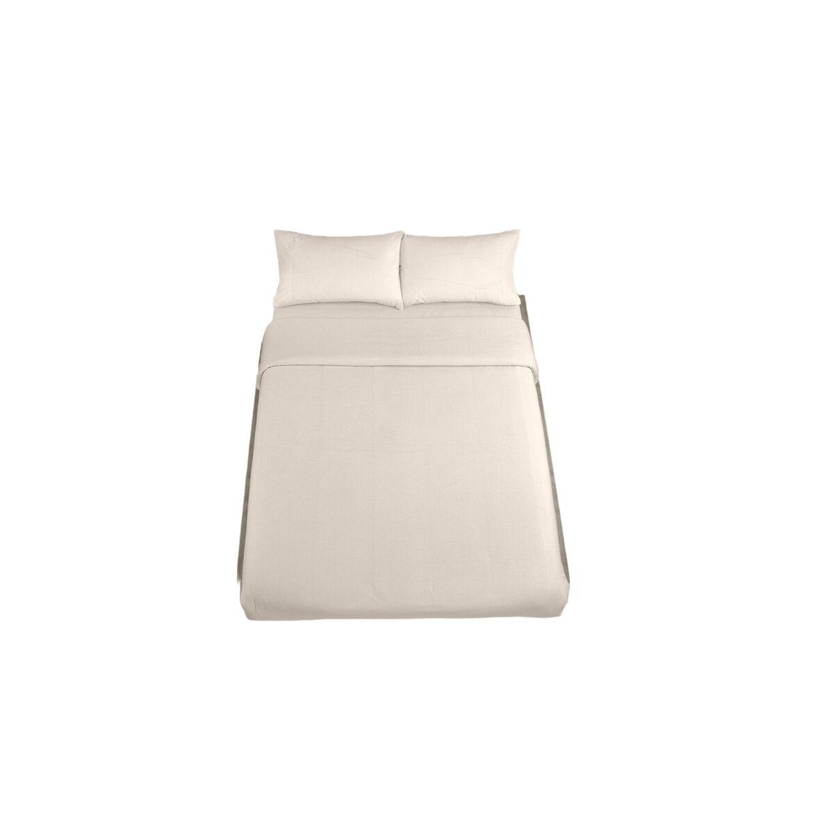 Juego de funda nórdica Alexandra House Living Qutun Natural Cama de 150 4 Piezas