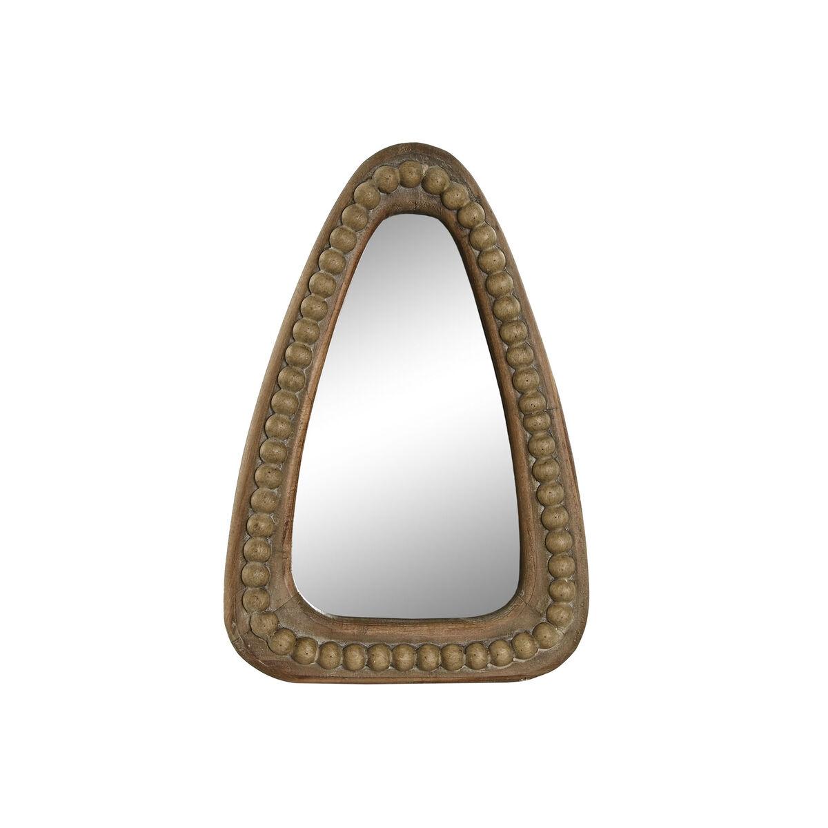 Espejo de pared Home ESPRIT Marrón Colonial Bolas 24 x 4 x 35 cm