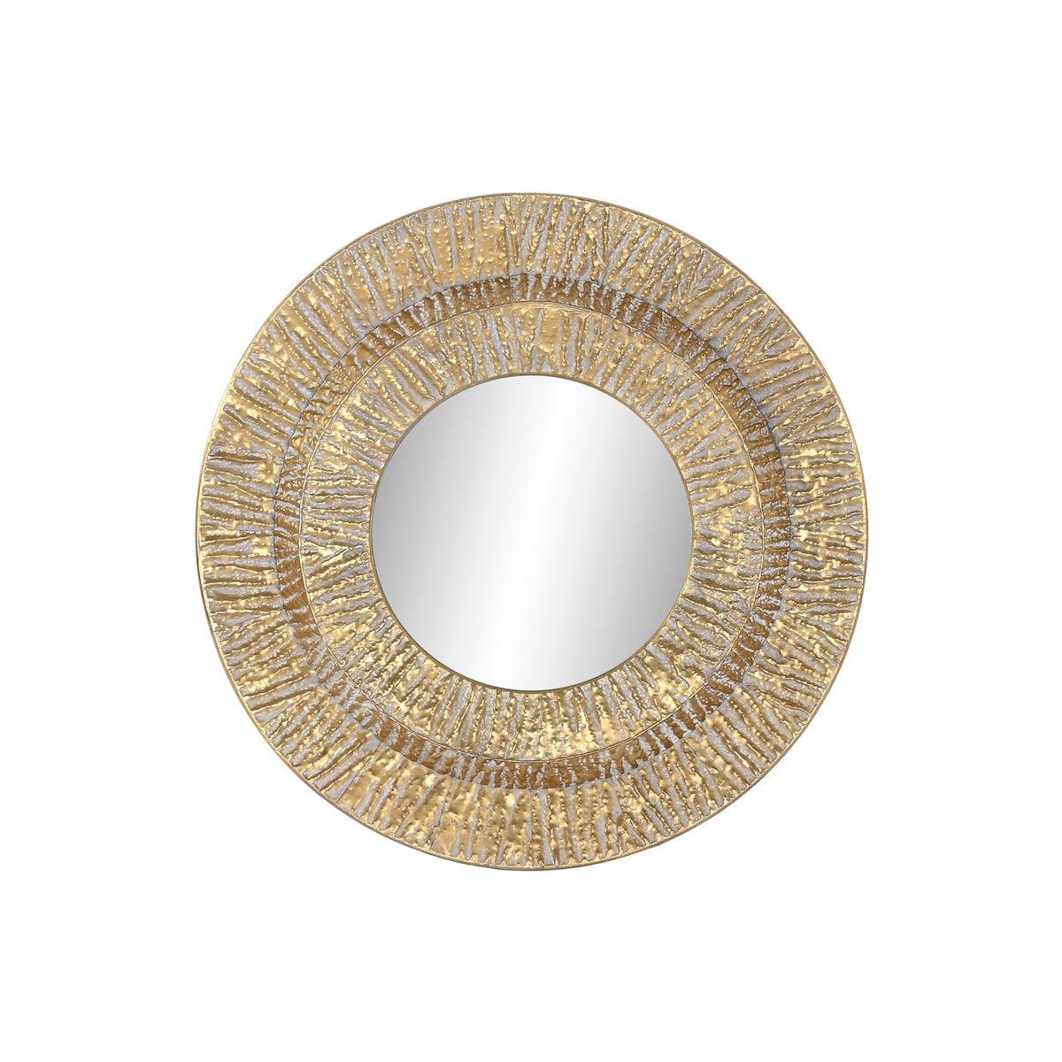 Espejo de pared Home ESPRIT Dorado Metal Cristal Moderno 78 x 4,5 x 78 cm