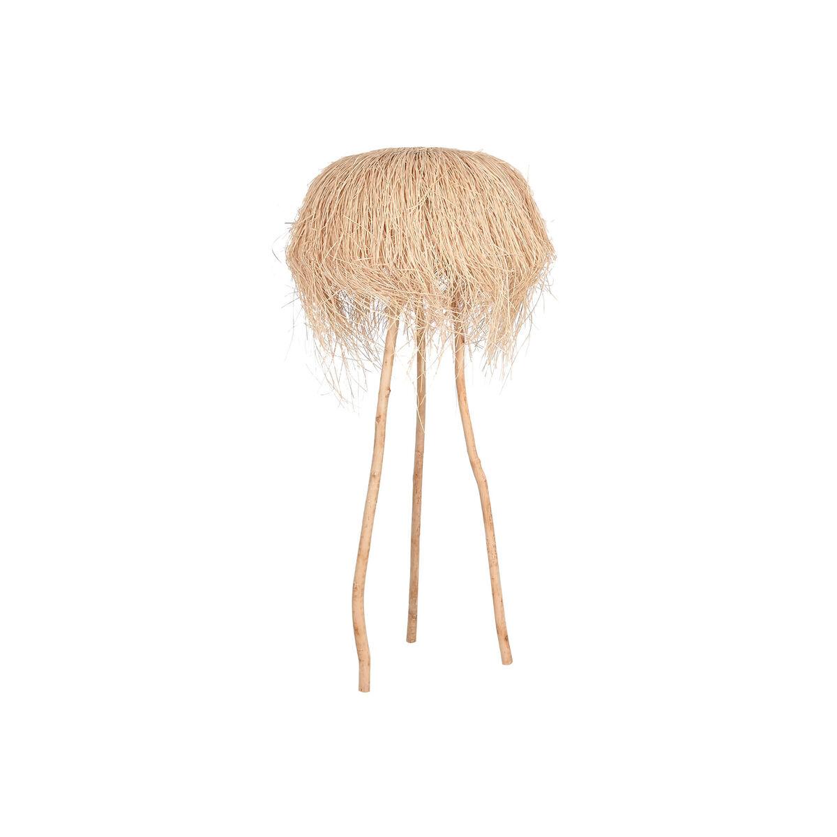 Lámpara de Pie Home ESPRIT Natural Madera 50 W 220 V 70 x 70 x 135 cm