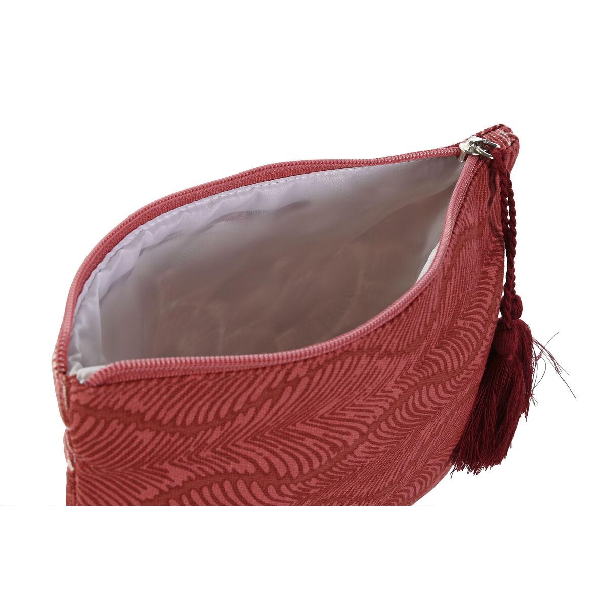 Neceser de Viaje Home ESPRIT Rojo Verde Coral 25 x 5 x 20 cm (3 Unidades)