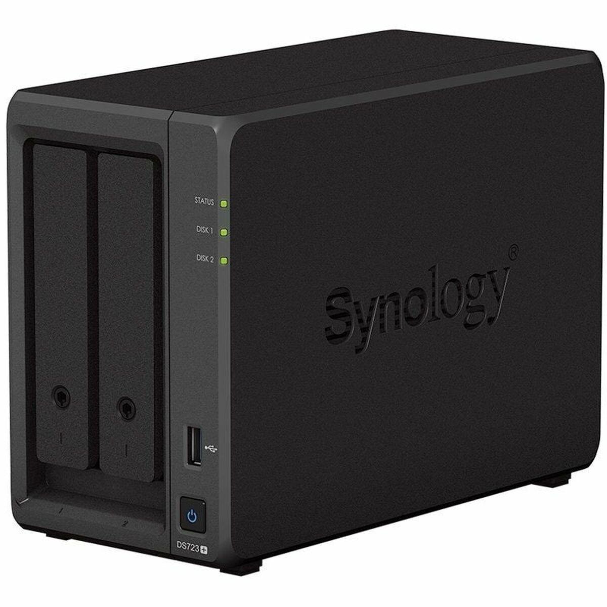 Almacenamiento en Red NAS Synology DS723+ Negro AM4 Socket: AMD Ryzen™ AMD Ryzen R1600