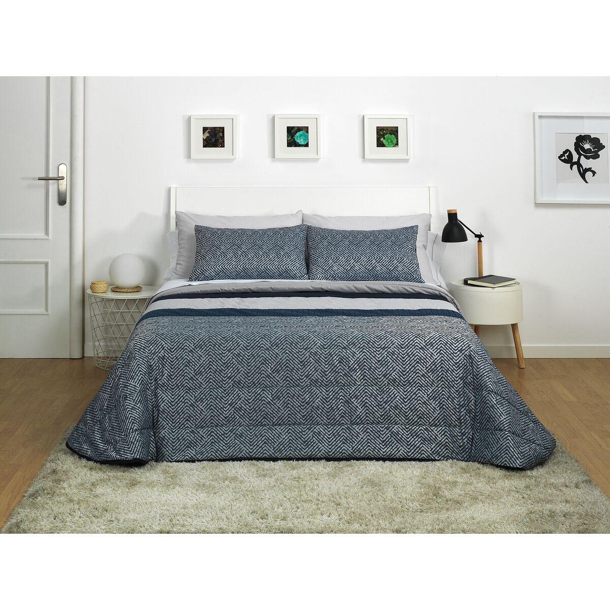 Colcha Alexandra House Living Estelia Azul 235 x 270 cm