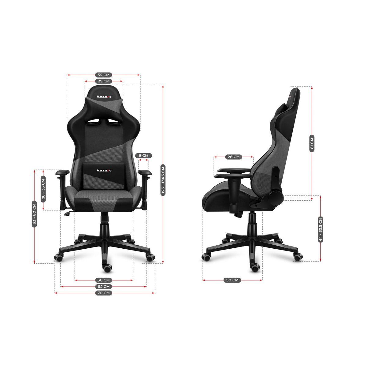 Silla Gaming Huzaro Force 6.2 Negro/Gris