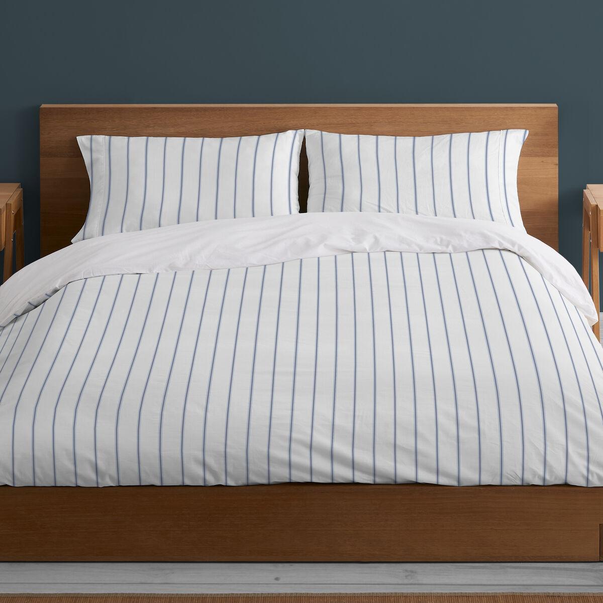Juego de funda nórdica Alexandra House Living Rita Azul Cama de 105 2 Piezas