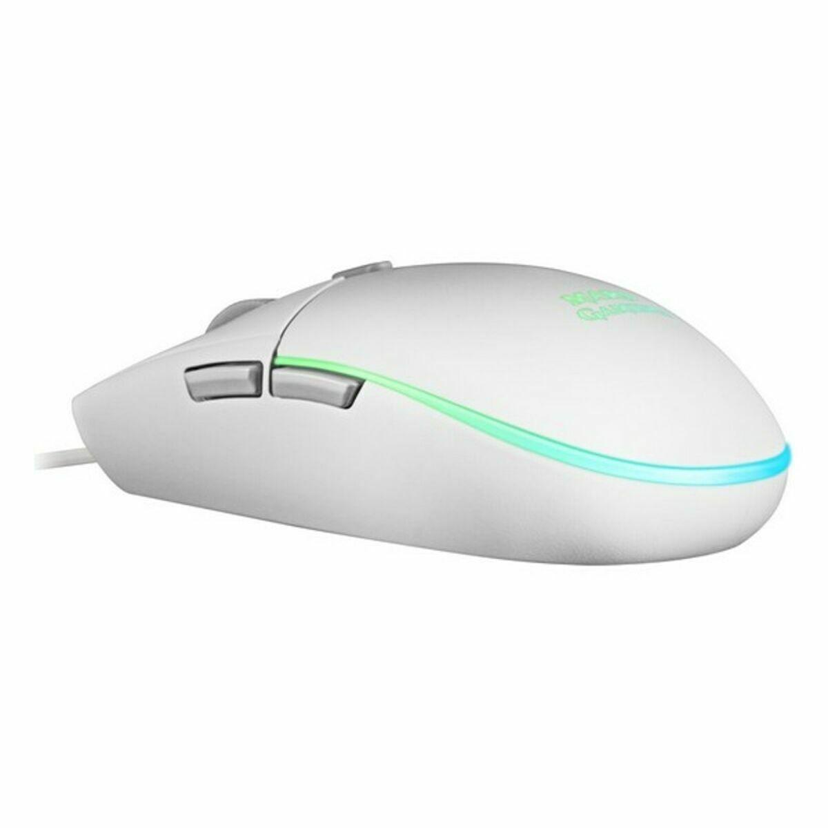 Ratón Gaming Mars Gaming MMGW Blanco