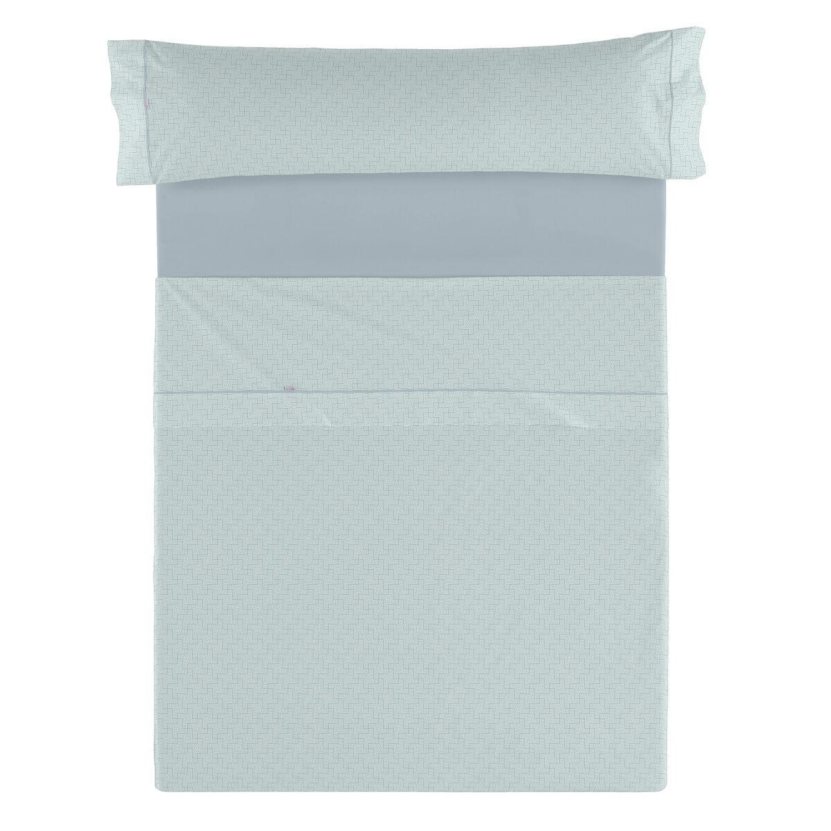 Juego de Sábanas Alexandra House Living Estelia Verde suave Cama de 180 4 Piezas